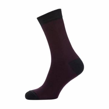 Носки мужские Modna Zona RT1311-002 полоски, высокие, черно-бордовые, размер 39-42 Носки мужские Modna Zona RT1311-002 полоски, высокие, черно-бордовые, размер 39-42