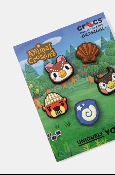 Значки для обуви Crocs Animal Crossing Collector 5 шт