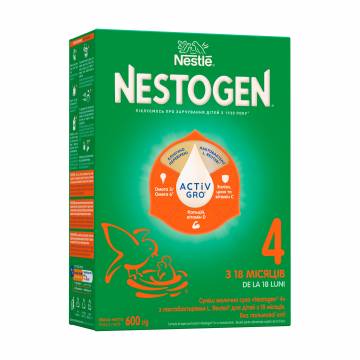Детская сухая молочная смесь Nestogen 4 с лактобактериями L. Reuteri, от 1.5 года, 600 г Детская сухая молочная смесь Nestogen 4 с лактобактериями L. Reuteri, от 1.5 года, 600 г