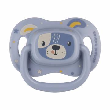 Пустышка Canpol Babies Cute Animals силиконовая, симметричная, голубая, от 18 месяцев, 1 шт (34/926_blu) Пустышка Canpol Babies Cute Animals силиконовая, симметричная, голубая, от 18 месяцев, 1 шт (34/926_blu)
