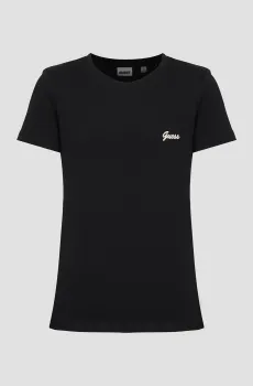 Женская черная футболка Черный M Guess V5GI06.KCRZ1;JBLK