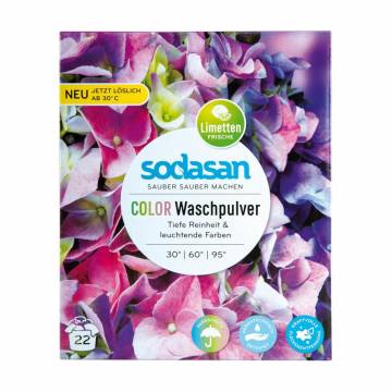 Органический стиральный порошок-концентр Sodasan Color Compact, 22 стирки, 1.01 кг Органический стиральный порошок-концентр Sodasan Color Compact, 22 стирки, 1.01 кг