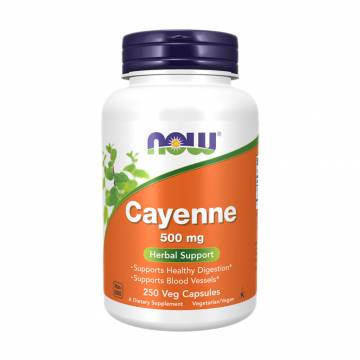 Кайенский перец NOW foods Cayenne 500 мг, 250 капсул Кайенский перец NOW foods Cayenne 500 мг, 250 капсул
