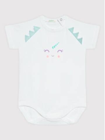 United Colors Of Benetton Дитяче боді 3P4ZAB001 Білий Regular Fit United Colors Of Benetton Дитяче боді 3P4ZAB001 Білий Regular Fit