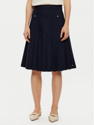 Tommy Hilfiger Спідниця в складку WW0WW43798 Cиній Regular Fit