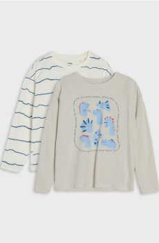 Бавовняні футболки 2 pack - сірий