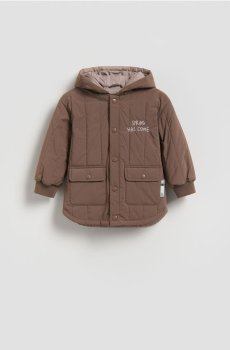 Reserved - Куртка з каптуром - коричневий - 838HF-88X