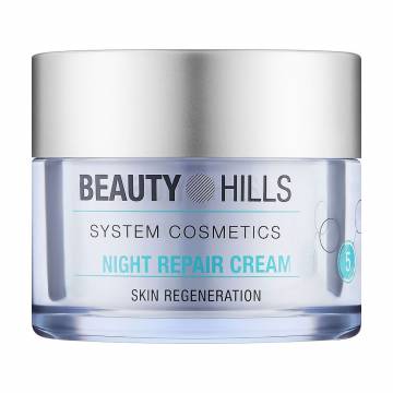 Ночной восстанавливающий крем для чувствительной кожи лица Beauty Hills Night Repair Cream, 50 мл Ночной восстанавливающий крем для чувствительной кожи лица Beauty Hills Night Repair Cream, 50 мл