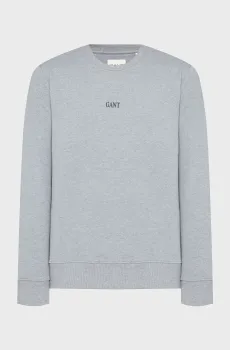 Мужской серый свитшот SMALL GRAPHIC Серый L Gant 2067073