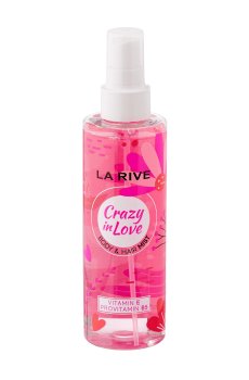 Парфюмированный спрей для тела и волос La Rive Crazy In Love женский, 200 мл