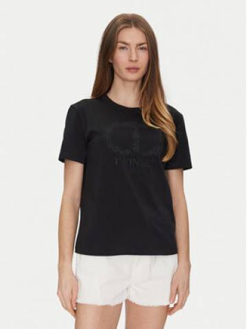 TWINSET Футболка 251TP2072 Чорний Regular Fit TWINSET Футболка 251TP2072 Чорний Regular Fit