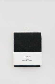 Reserved - 30 DEN колготки з металевою ниткою - чорний - 675FA-99X