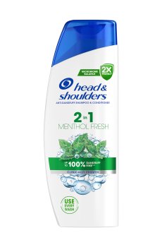 Шампунь против перхоти Head & Shoulders Свежая мята 2 в 1, 330 мл