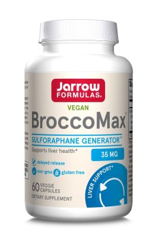 Мирозиназа экстракт брокколи Jarrow Formulas Myrosinase Activated SGS BroccoMax, 60 капсул