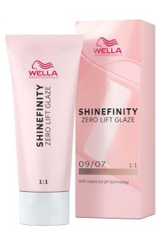 Уценка! Краска для волос Wella Professionals Shinefinity Zero Lift Glaze 09/07, 60 мл