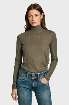Женский оливковый гольф Зеленый XS Pepe Jeans PL505978