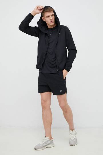 Футболка для тренинга Fila Ronchin цвет чёрный однотонная Футболка для тренинга Fila Ronchin цвет чёрный однотонная