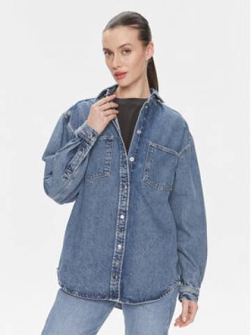 Samsøe Samsøe Джинсова сорочка Eleanor F23400135 Голубий Relaxed Fit Samsøe Samsøe Джинсова сорочка Eleanor F23400135 Голубий Relaxed Fit