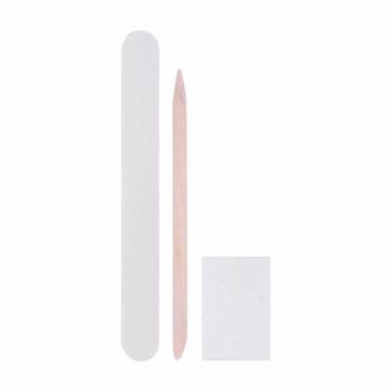 Одноразовый набор для маникюра Vizavi Professional (апельсиновая палочка, 1 шт + баф, 1 шт + пилочка, 1 шт)