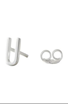 Серебряная серьга Design Letters