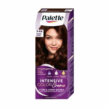 Стойкая крем-краска для волос Palette Интенсивный цвет, 3-68 Красное дерево, 110 мл Стойкая крем-краска для волос Palette Интенсивный цвет, 3-68 Красное дерево, 110 мл