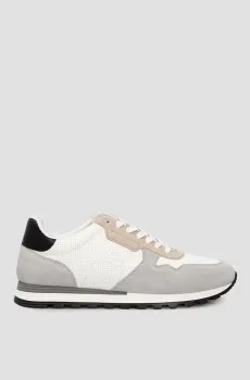 Мужские кожаные кроссовки Разноцветный 44 Baldinini U5E831T1CAVF;GRBI