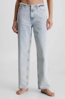 Женские голубые джинсы 90S STRAIGHT CUT WAISTBAND Голубой 30 Calvin Klein Jeans J20J221231