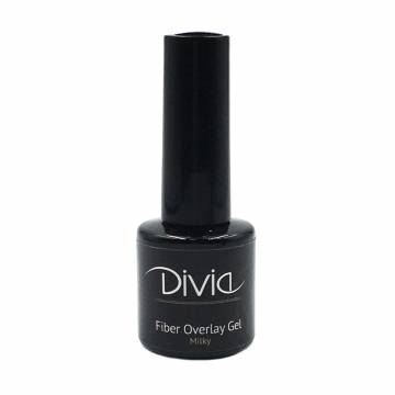 Файбер база для гель-лака Divia Fiber Overlay Gel Di1004, с армирующими волокнами, FO03 Milky, 8 мл Файбер база для гель-лака Divia Fiber Overlay Gel Di1004, с армирующими волокнами, FO03 Milky, 8 мл