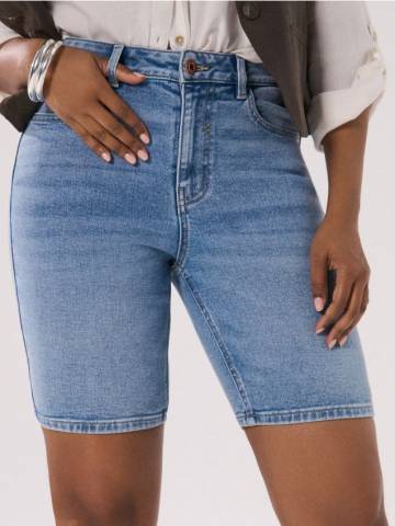 Джинсові шорти high waist - синій Джинсові шорти high waist - синій