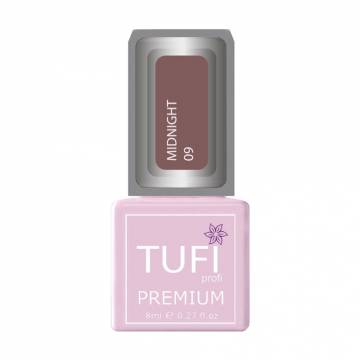 Гель-лак для ногтей Tufi profi Premium Midnight 09 Отполированный лиловый, 8 мл Гель-лак для ногтей Tufi profi Premium Midnight 09 Отполированный лиловый, 8 мл