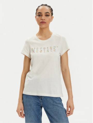 Mustang Футболка Albany 1014984 Білий Relaxed Fit Mustang Футболка Albany 1014984 Білий Relaxed Fit