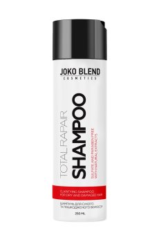 Бессульфатный шампунь Joko Blend Total Repair Shampoo для сухих и поврежденных волос, 250 мл