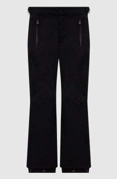 Черные горнолыжные брюки с логотипом