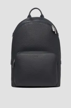 Мужской темно-синий кожаный рюкзак Синий ONESIZE BOSS 50536142;410