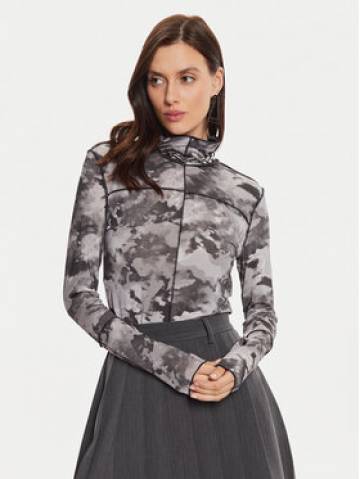 Karen by Simonsen Блузка Rosalina 10105099 Сірий Slim Fit Karen by Simonsen Блузка Rosalina 10105099 Сірий Slim Fit