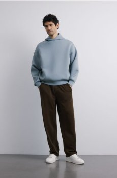 Reserved - Штани loose - пильно-коричневий - 6706L-98X