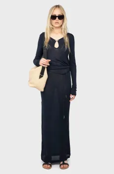 Женский темно-синий лонгслив Tina Синий L ZADIG&VOLTAIRE JWTN02637_ENCRE