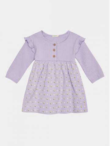 United Colors Of Benetton Повсякденна сукня 37G4AV00B Фіолетовий Regular Fit United Colors Of Benetton Повсякденна сукня 37G4AV00B Фіолетовий Regular Fit