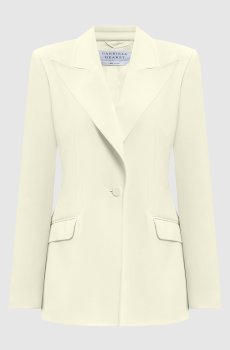 Белый жакет Leiva из шерсти