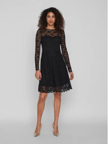 Vila Коктейльна сукня Kalila 14078211 Чорний Regular Fit Vila Коктейльна сукня Kalila 14078211 Чорний Regular Fit