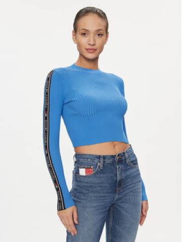 Tommy Jeans Светр DW0DW17247 Голубий Slim Fit Tommy Jeans Светр DW0DW17247 Голубий Slim Fit