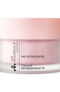 Конструирующий гель для ногтей Nails Molekula Professional Fiber Gel со стекловолокном, 15 мл