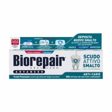 Зубная паста BioRepair Oral Care Advanced Scudo Attivo Smalto Anti Carie Совершенная защита, 75 мл Зубная паста BioRepair Oral Care Advanced Scudo Attivo Smalto Anti Carie Совершенная защита, 75 мл
