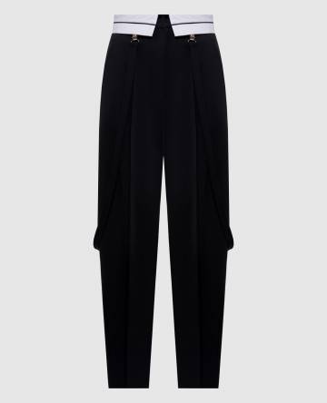 Черные штаны Panic с шерстью