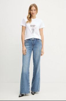 Хлопковая футболка Karl Lagerfeld