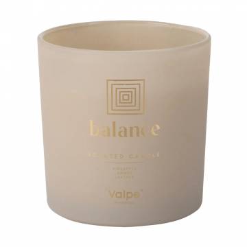 Ароматическая свеча в стакане Bispol Scented Candle Valpe Balance, 300 г (sn100m-388)