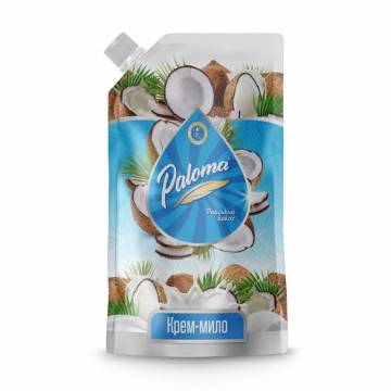 Крем-мыло Paloma Райский кокос, 500 мл (дой-пак) Крем-мыло Paloma Райский кокос, 500 мл (дой-пак)