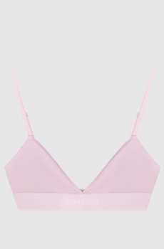 Розовый браслет с узором логотипа