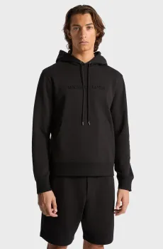 Мужское черное худи EMBOSSED LOGO HOODIE Черный L Michael Kors CR552G25MF