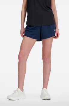 Женские темно-синие шорты NB Athletics Синий M New Balance WS41510NNY